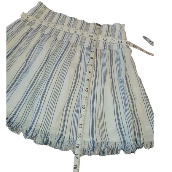 NWOT Aerie Smocked Gauze Frayed Hem Gauze Boho Skirt M - Picture 6 of 10